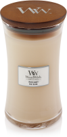 Woodwick White Honey Large kaars