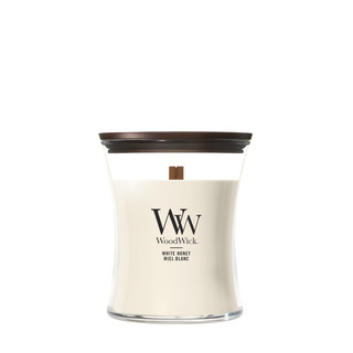 Woodwick White Honey Medium kaars
