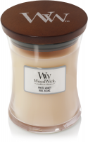 Woodwick White Honey Medium kaars