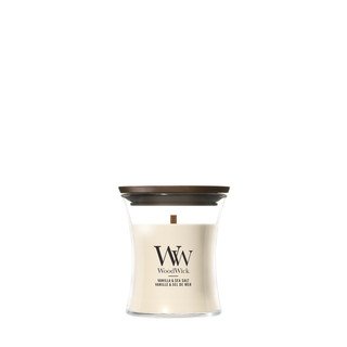 Woodwick Vanilla & Sea Salt Mini kaars