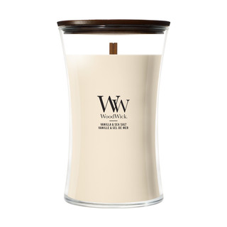 Woodwick Vanilla & Sea Salt Large kaars