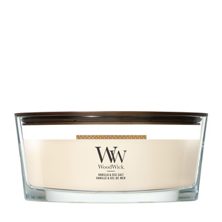 Woodwick Vanilla & Sea Salt Ellipse kaars