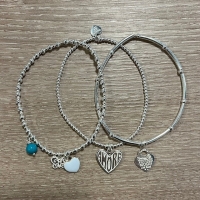 Armbanden Set Sicily Vlinder Wit Joy Jewellery Bali