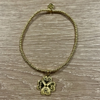 Armband Tiny wishes Klaver Goud Joy Jewellery Bali