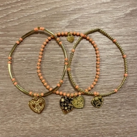 Armbanden Set Lugano Koraal goud Joy Jewellery Bali