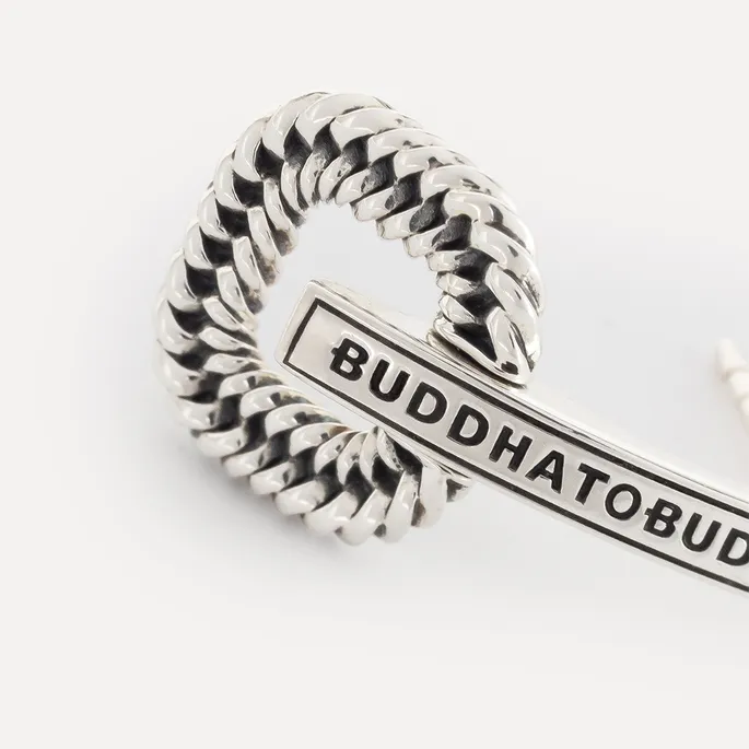 Buddha to Buddha Chain Logo Oorbel