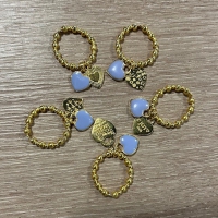 Ring Sandy Bay Lavendel Blauw Goud Joy Jewellery Bali