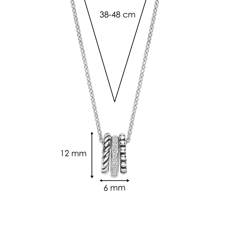 Ti Sento Ketting 34058ZI