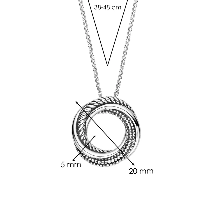 Ti Sento Ketting 34054ZI