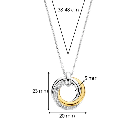 Ti Sento Ketting 34055ZY