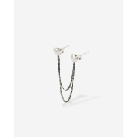 Buddha to Buddha Dubbel Hart Single Earstud