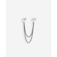 Buddha to Buddha Dubbel Hart Single Earstud