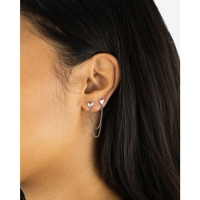 Buddha to Buddha Dubbel Hart Single Earstud