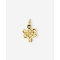 Buddha to Buddha Pendant Endless Knot XS verguld goud