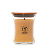 Woodwick Golden Bourbon Medium Candle