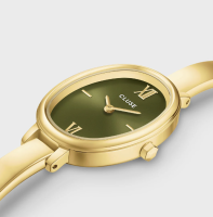 Cluse L'Ovale Goud Olijfgroen