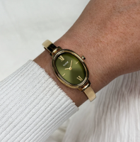 Cluse L'Ovale Goud Olijfgroen