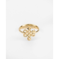 Buddha to Buddha Endless Knot Ring Verguld Goud