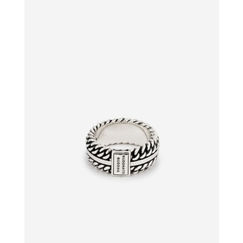 Buddha to Buddha Chain Textuur Ring