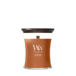 Woodwick Saffron Smoke Medium Kaars