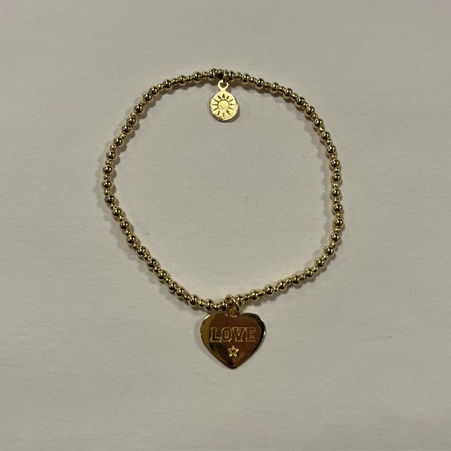 Joy Jewellery Bali by Sol Mimi Bracelet Love Gold
