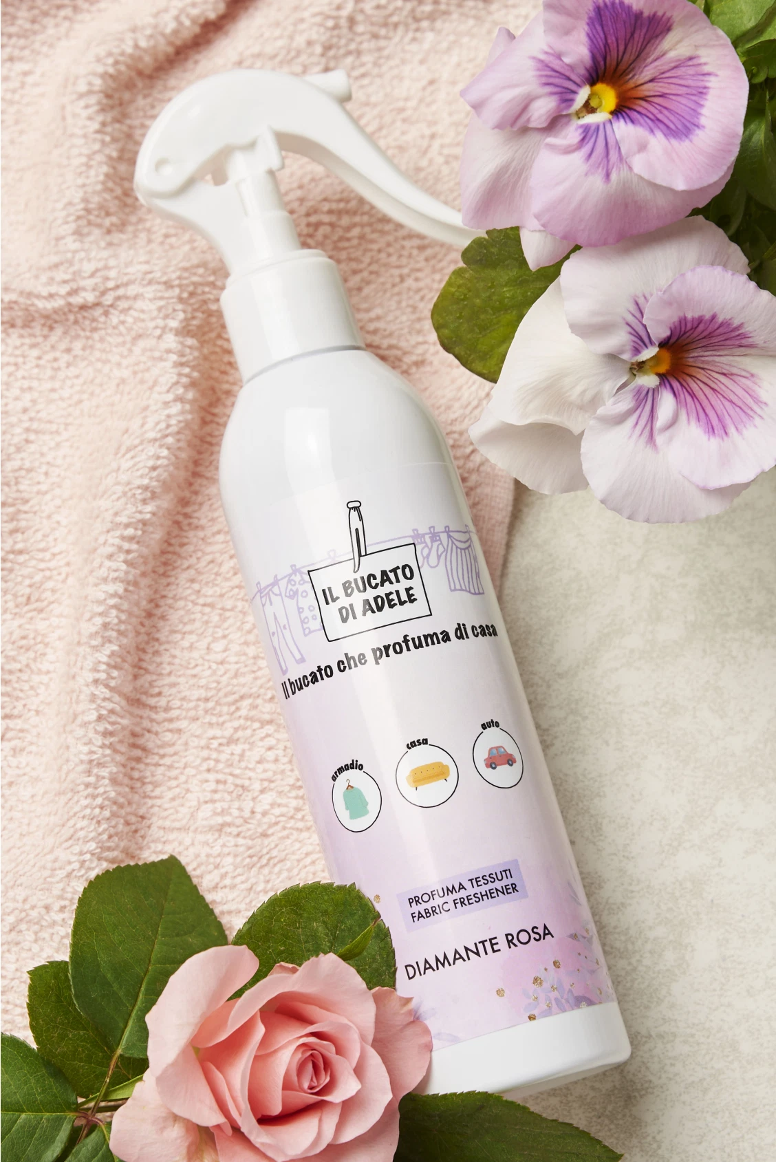 Textiel Spray Il Bucato di Adele Diamante Rosa