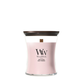 Woodwick Rose Blush Medium Kaars