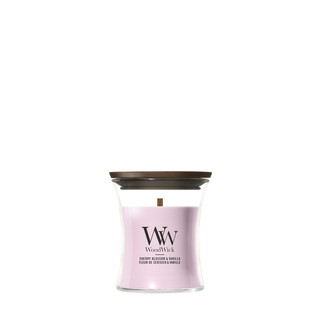 Woodwick Cherry Blossom & Vanilla Mini Kaars