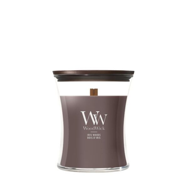 Woodwick Iris Woods Medium Kaars