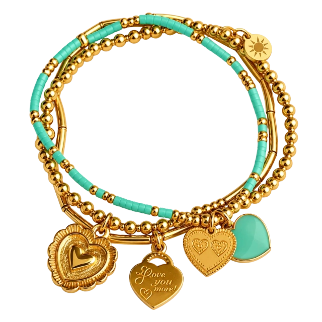 Joy Jewellery Bali by Sol Noa Set Mint Gold