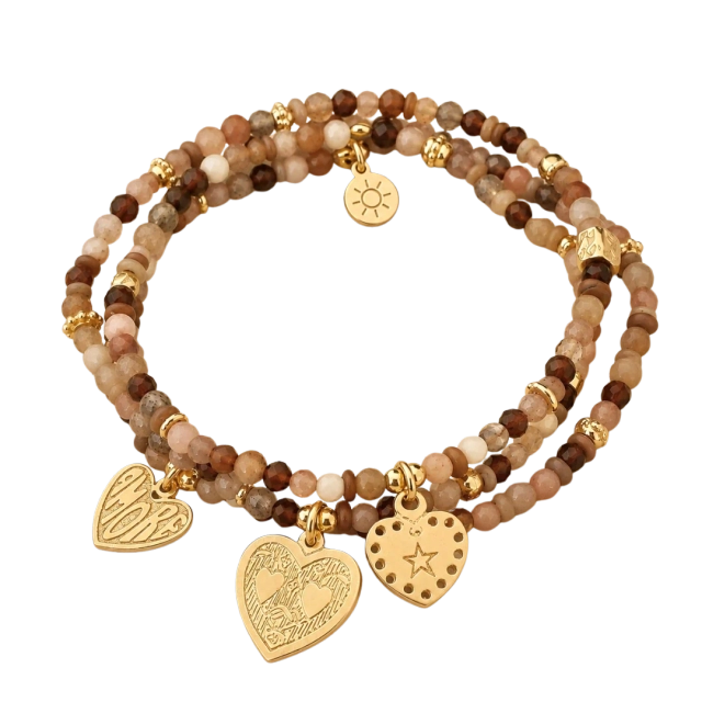 Joy Jewellery Bali by Sol Gigi Set Taupe Gold