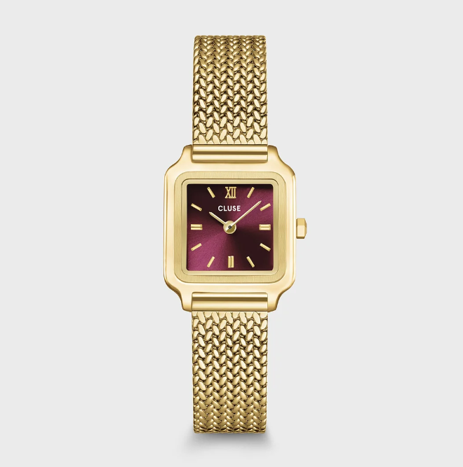 CLUSE Gracieuse Mini Goud Bordeaux