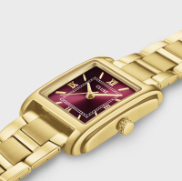 Cluse Angl&eacute;e Goud Bordeaux